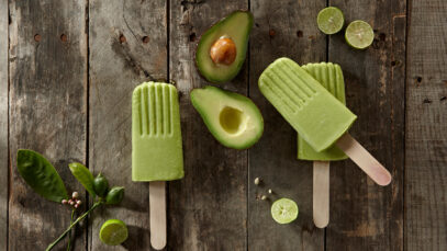 Helado de aguacate