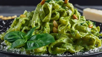 PASTA CON PESTO CREMOSO