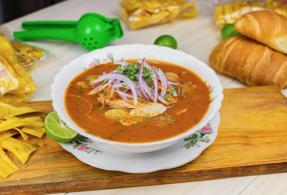 Encebollado de pescado ecuatoriano