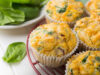 MUFFINS DE QUESO Y ESPINACA