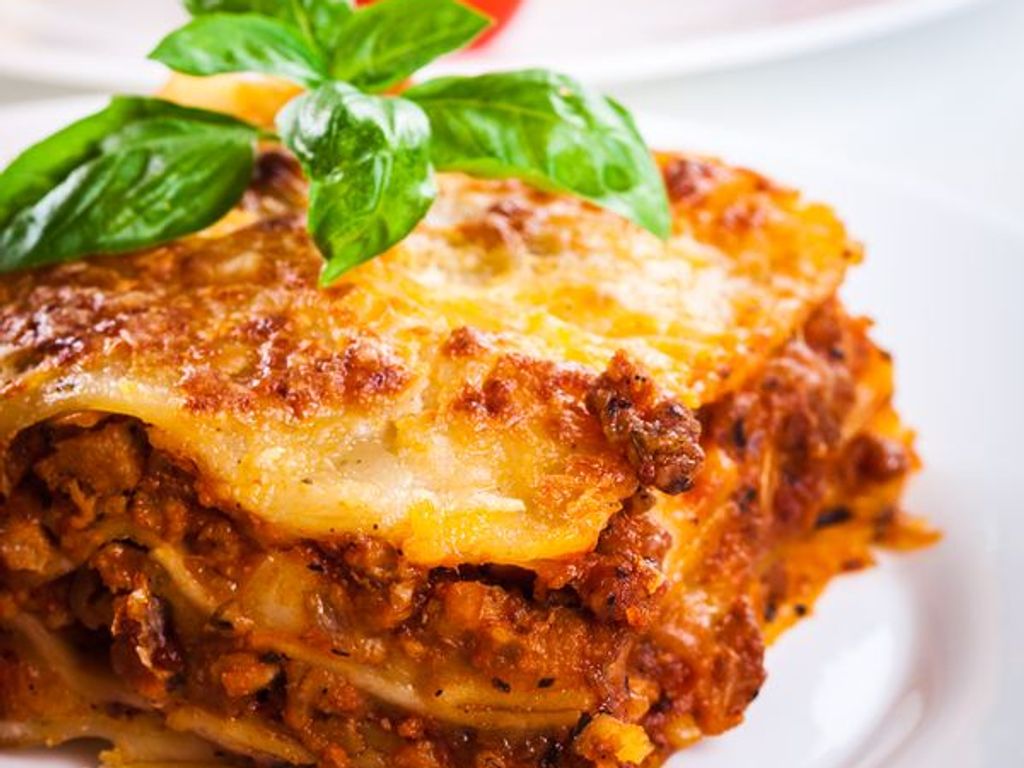 Receta de lasagna italiana