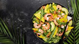 Ceviche de Camarones y Aguacate