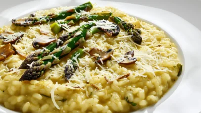 Risotto de Champiñones y Parmesano