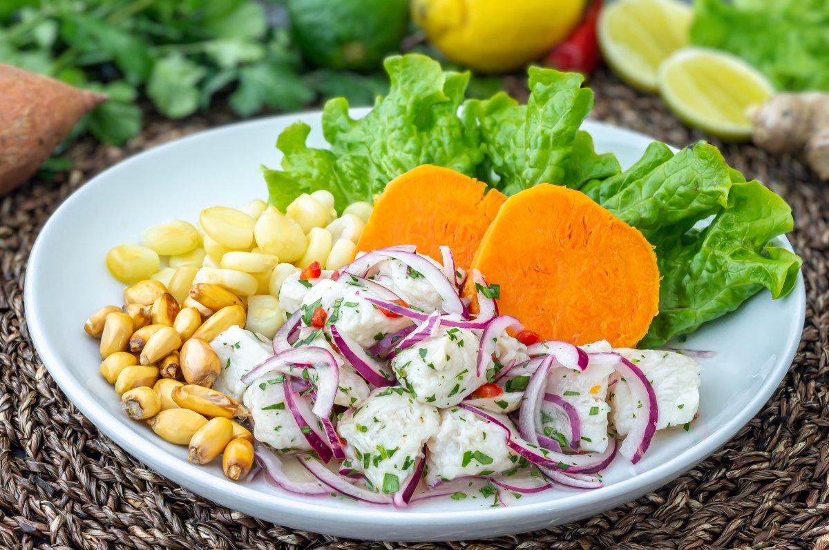 Receta de ceviche peruano