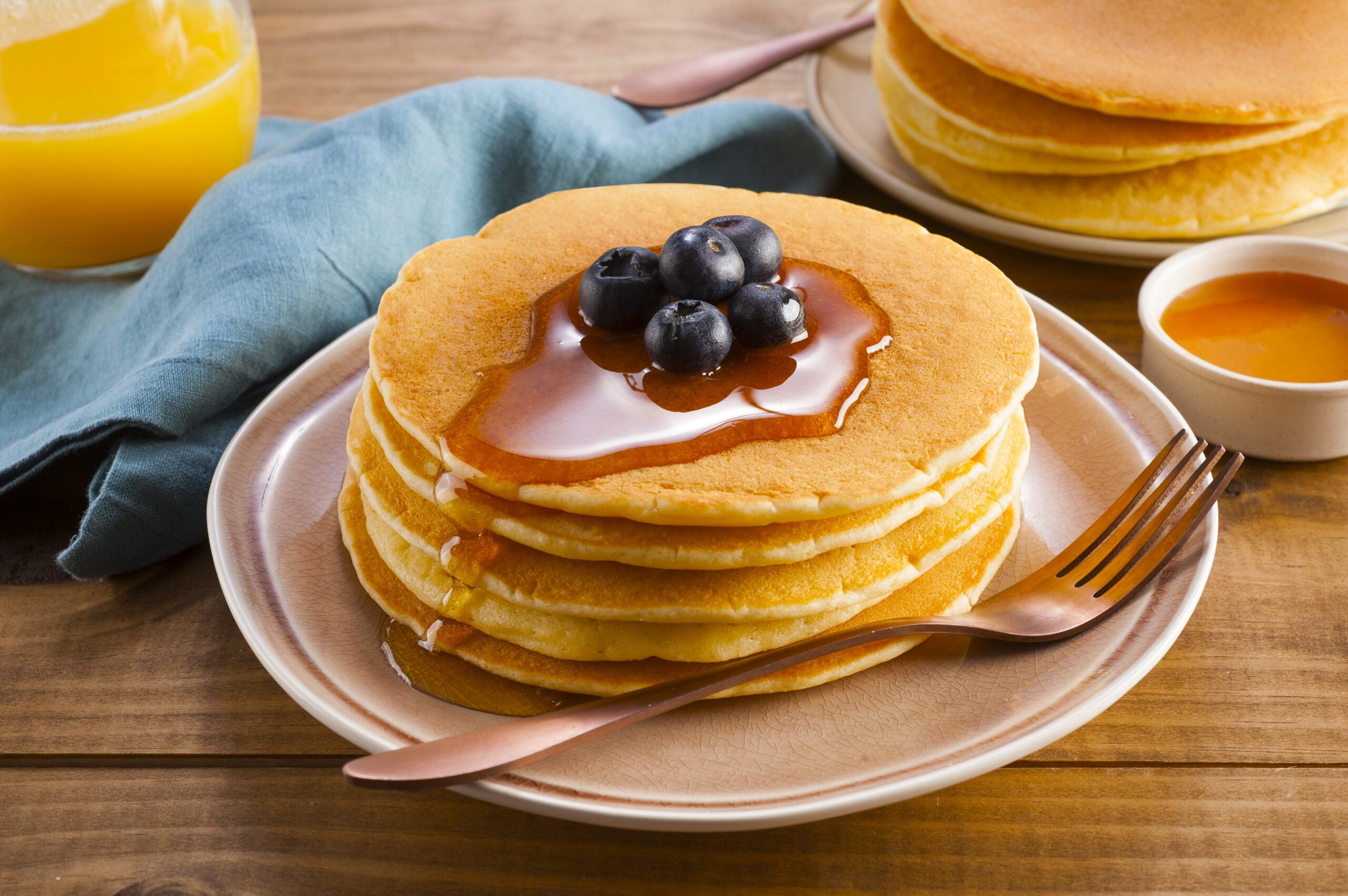 Receta Clásica de Pancake Americano