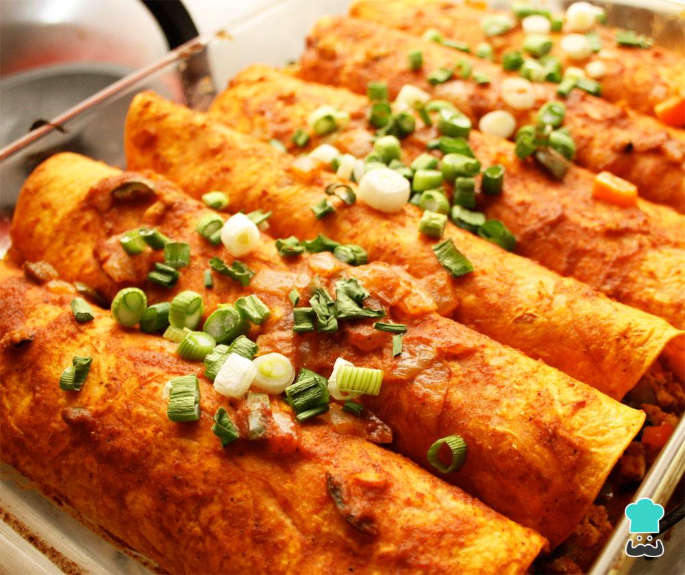 Receta de Enchiladas Mexicanas