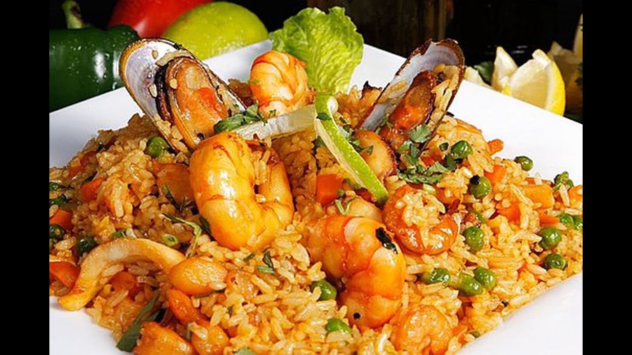 Receta de Arroz con Mariscos