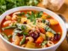 Receta de sopa minestrone italiana