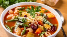 Receta de sopa minestrone italiana