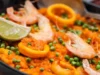 Receta de paella de mariscos