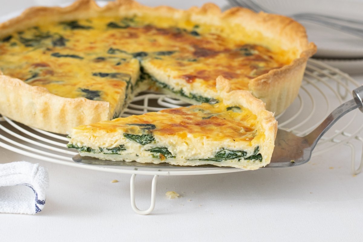 Receta de quiche de espinaca