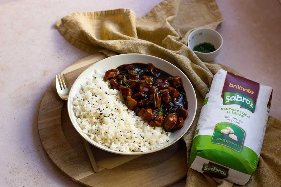 Pollo Teriyaki con Arroz