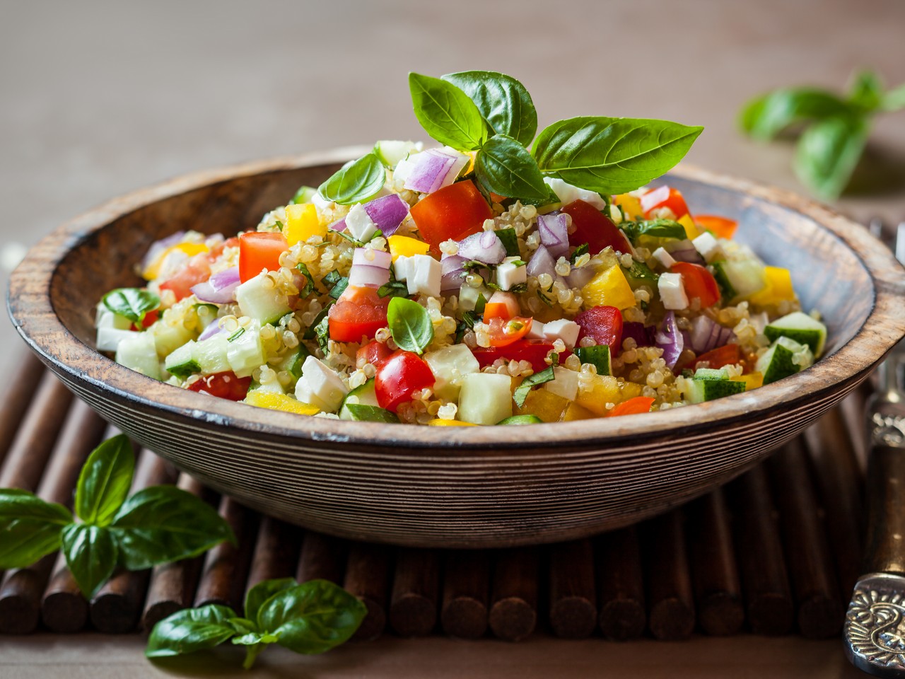 Ensalada de Quinoa y Vegetales