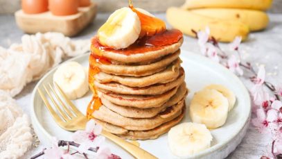 Pancakes de Avena y Plátano