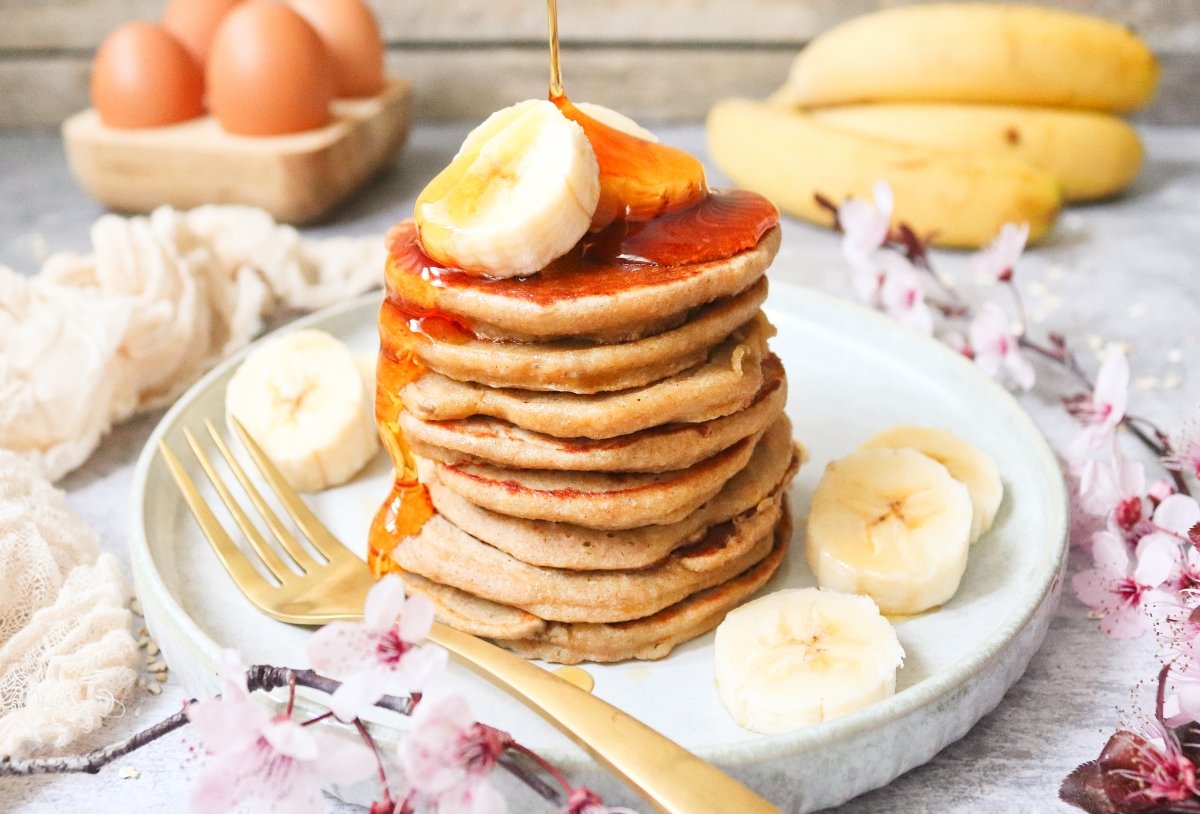 Pancakes de Avena y Plátano