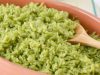 Arroz verde con espinaca y cilantro