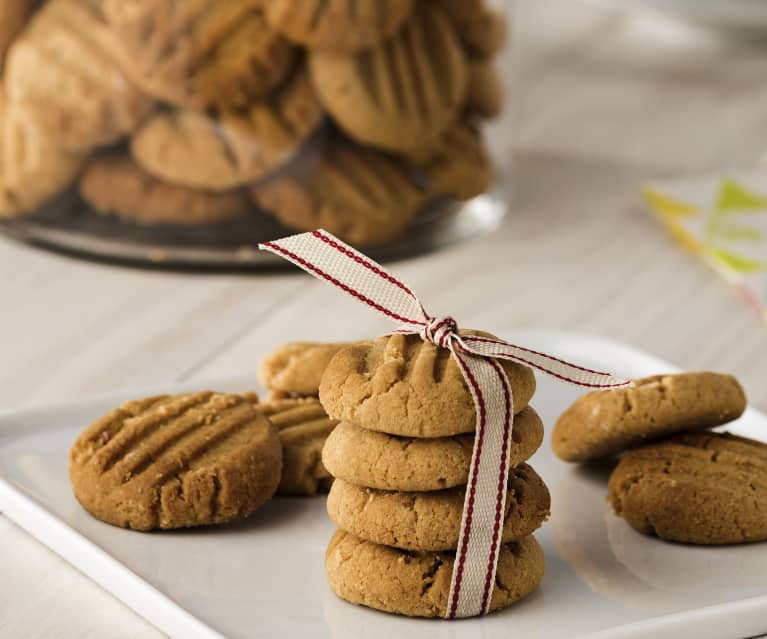 Cookies de mantequilla de maní cremosas