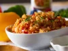 Arroz al horno con chorizo y verduras