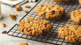 Cookies de avena y pasas saludables